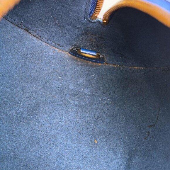 Pre-Owned Louis Vuitton Epi Leather Soufflot 30 Vintage Blue - Picture 11 of 12
